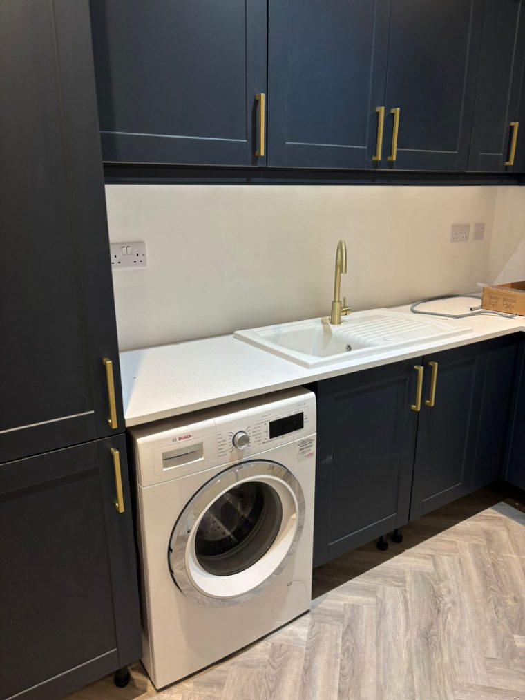 Utility room and appliance plumbing