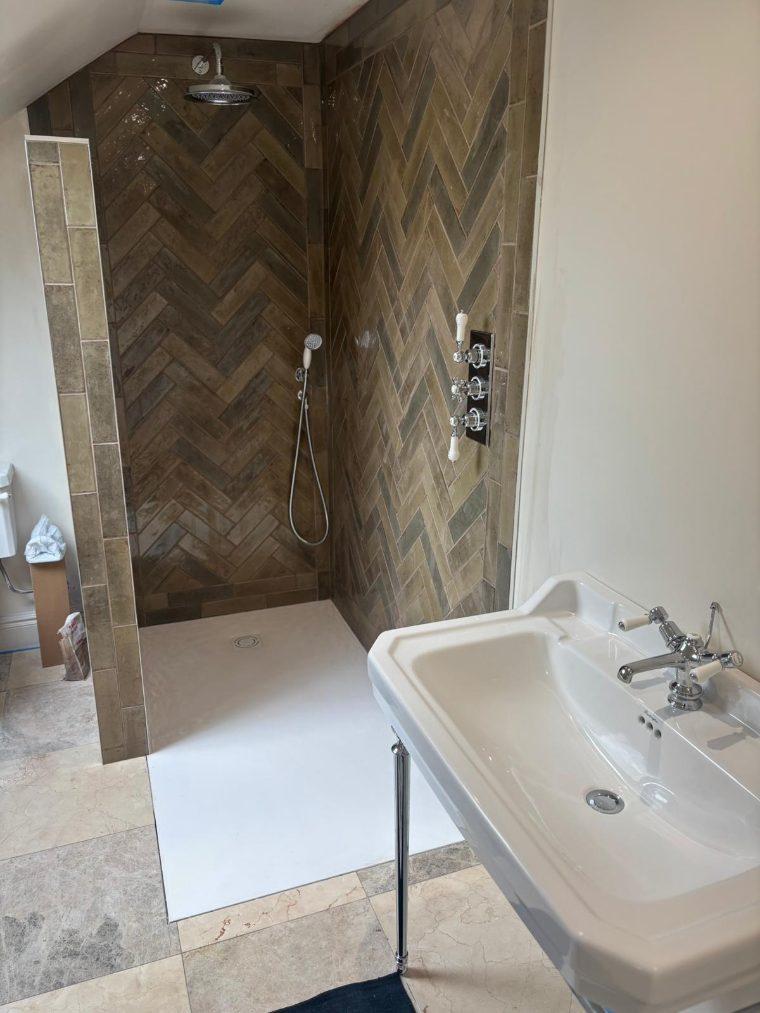 Family bathroom installation